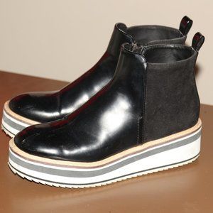 Zara Platform Wedge Booties